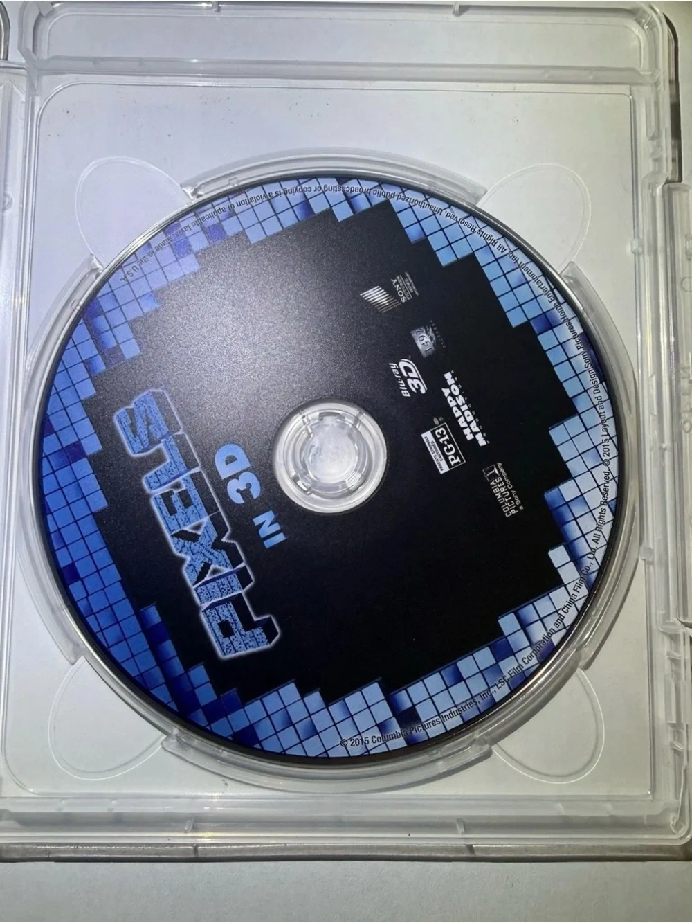Pixels (Blu-ray 3D + Blu-ray) - Clear Case